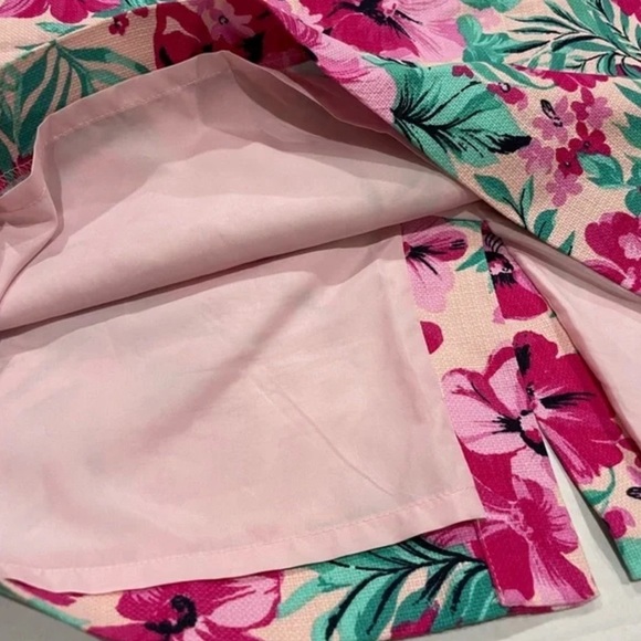 NWT Women’s J.Crew Pink Turquoise Blue Floral Pencil Skirt Size 14 | NWT - Picture 9 of 14